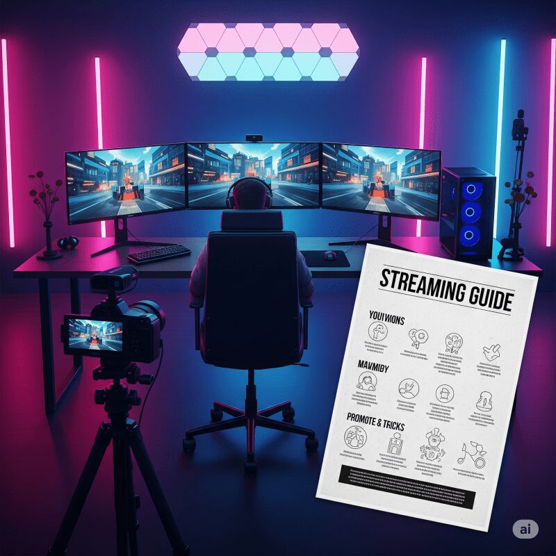 Современная игровая студия стримера с профессиональным оборудованием - Гайд по стримингу