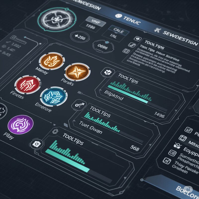 Микродизайн элементы в игровом интерфейсе