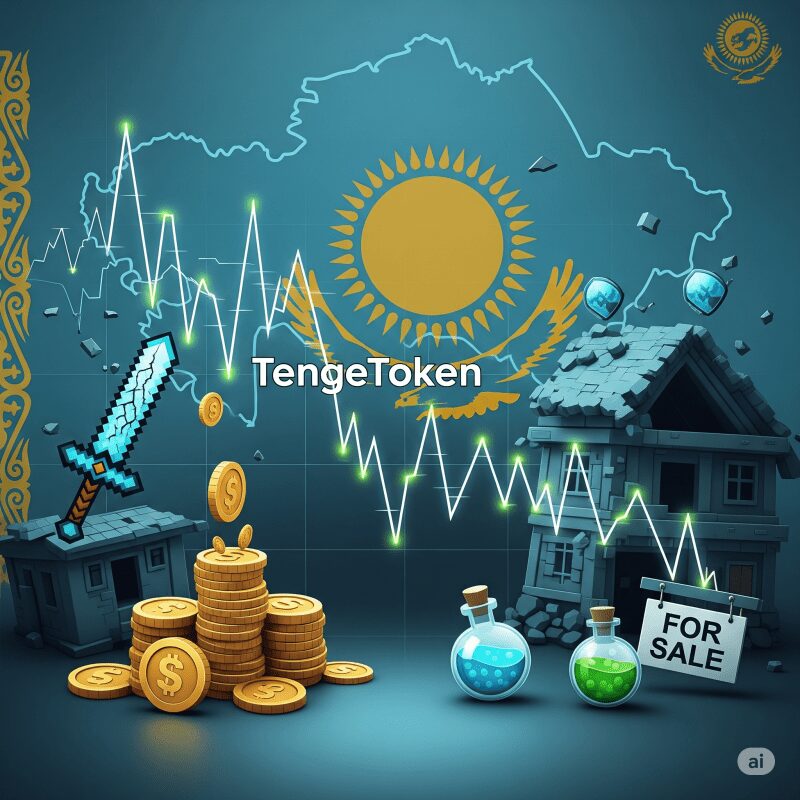 Влияние инфляции токенов на экономику игры в регионе Казахстан