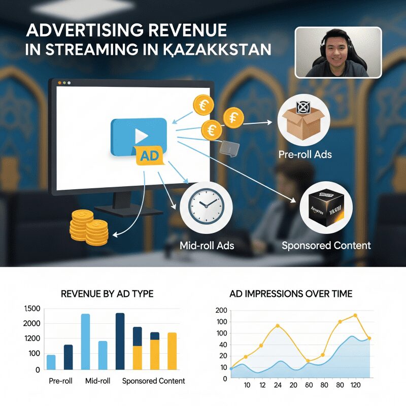 Доходы от рекламы в стриминге Казахстана