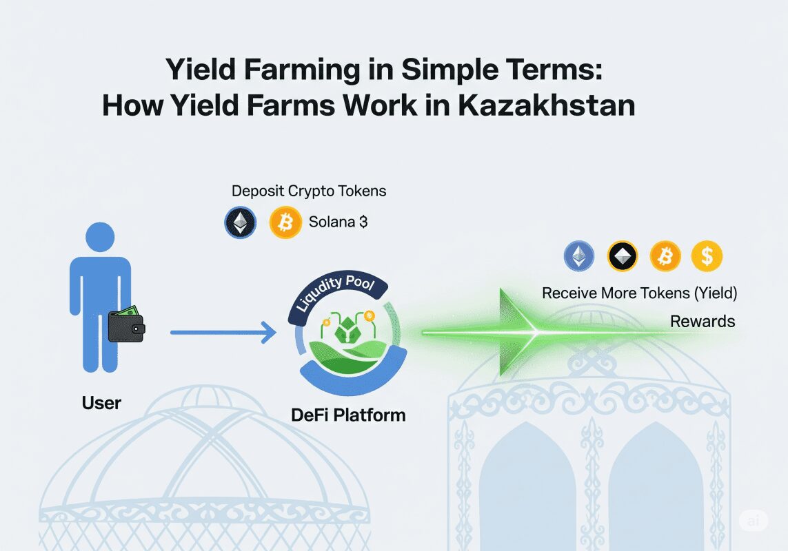 Yield Farming простыми словами: как работают фермы доходности в Казахстане