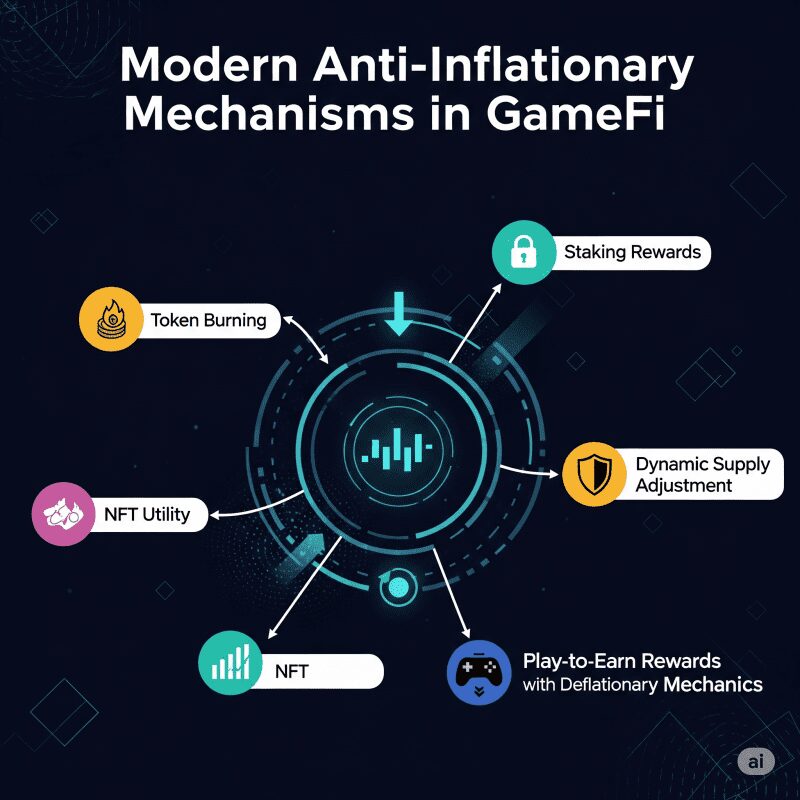 Схема современных антиинфляционных механизмов в GameFi