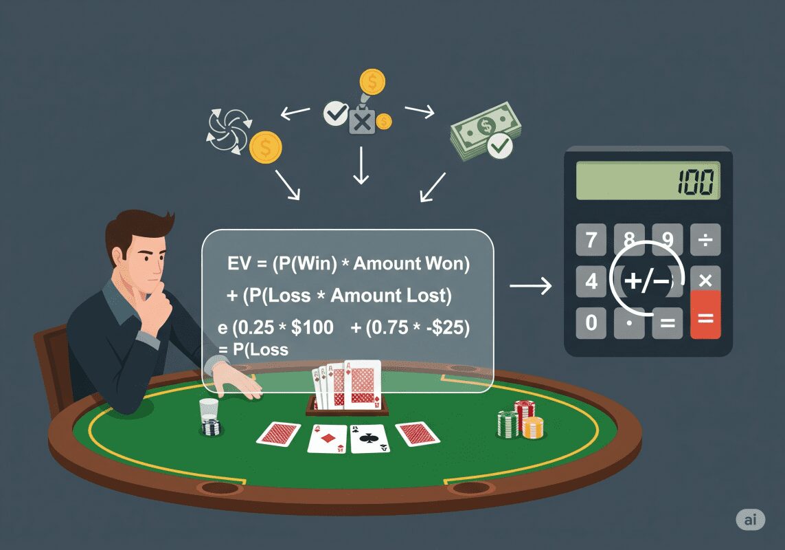Расчёт математического ожидания в покере