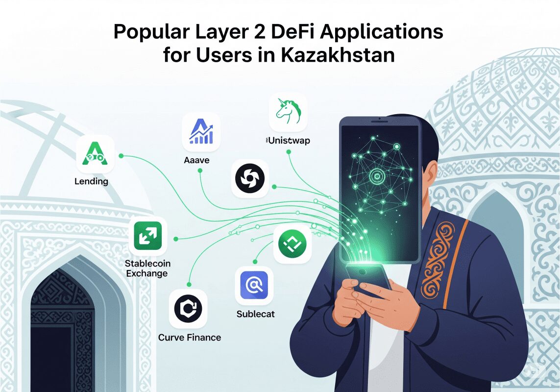 Популярные DeFi приложения Layer 2 для казахстанских пользователей