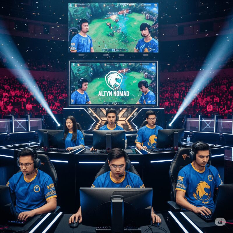 Геймеры Казахстана на турнире по киберспорту