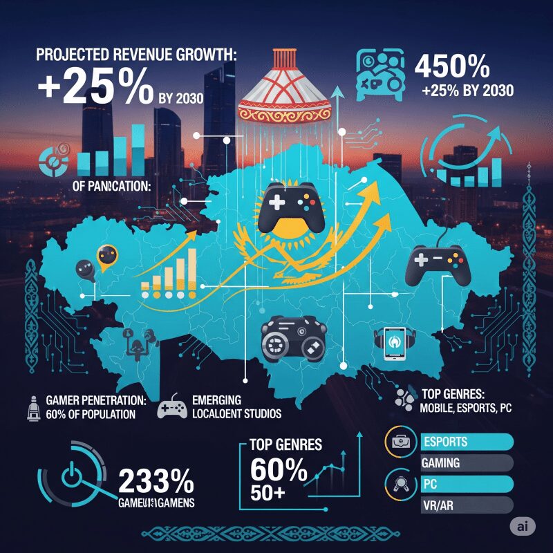 Прогноз развития игровой индустрии Казахстана