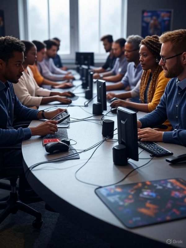 Панель модератора с инструментами для управления игровым чатом и наказания нарушителей