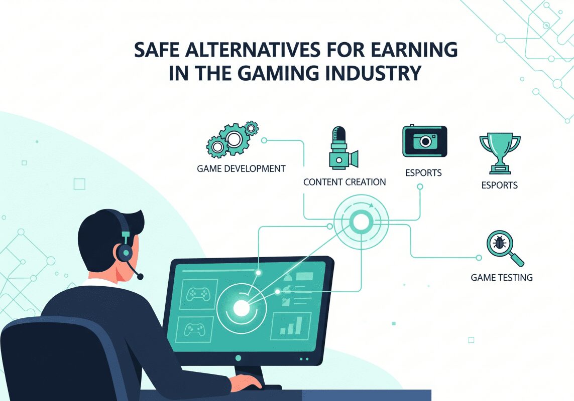 Безопасные альтернативы заработка в игровой индустрии
