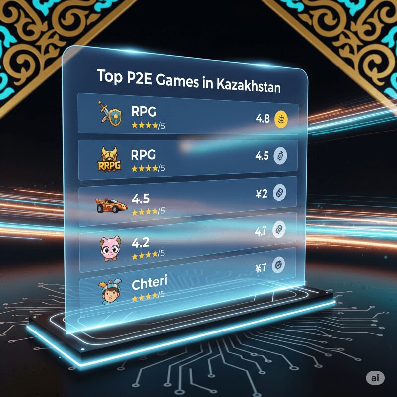 Популярные P2E игры Казахстан рейтинг
