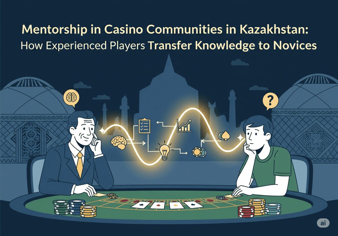 Менторство в казино-сообществах Казахстана: как опытные игроки передают знания новичкам