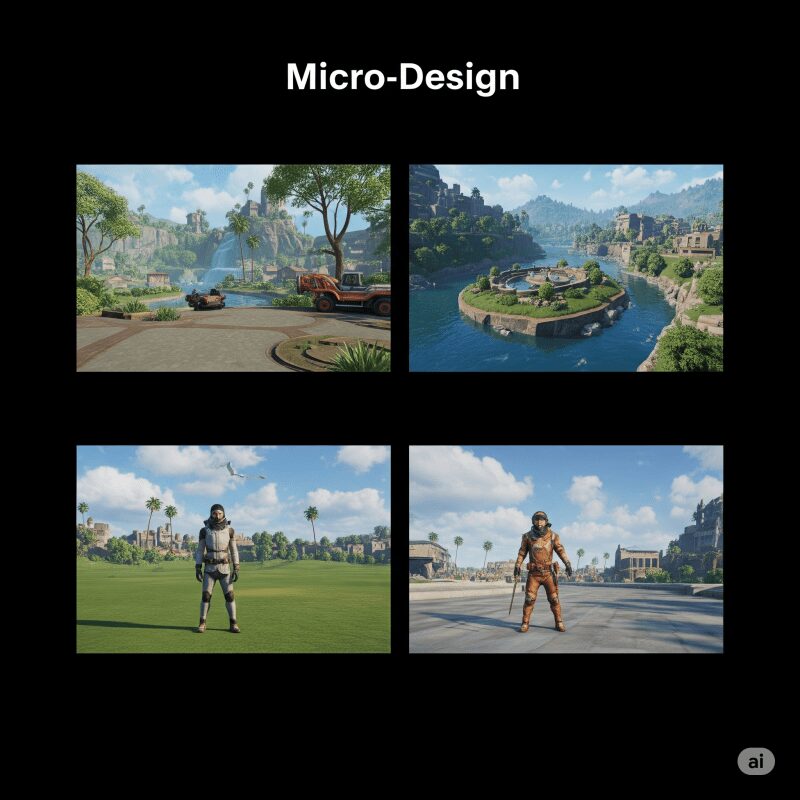 Примеры микродизайна в современных играх