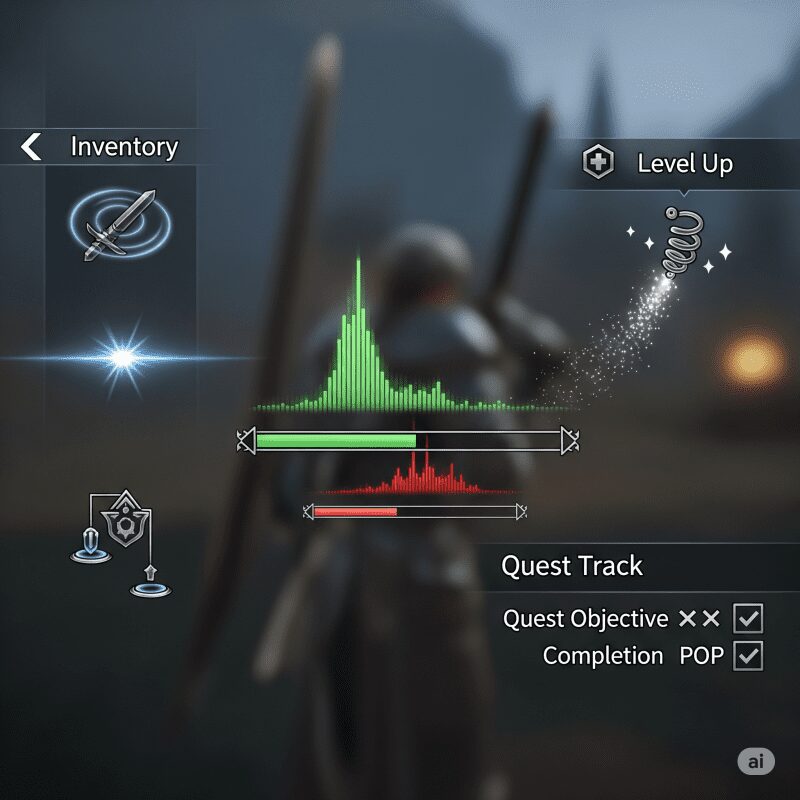 Примеры микроанимаций в игровом интерфейсе