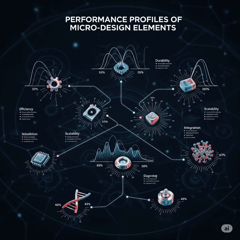 Профили производительности различных микродизайн-элементов