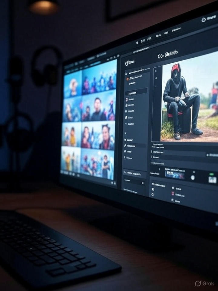 Интерфейс OBS Studio с настройками для стриминга игр - Программы для стримеров