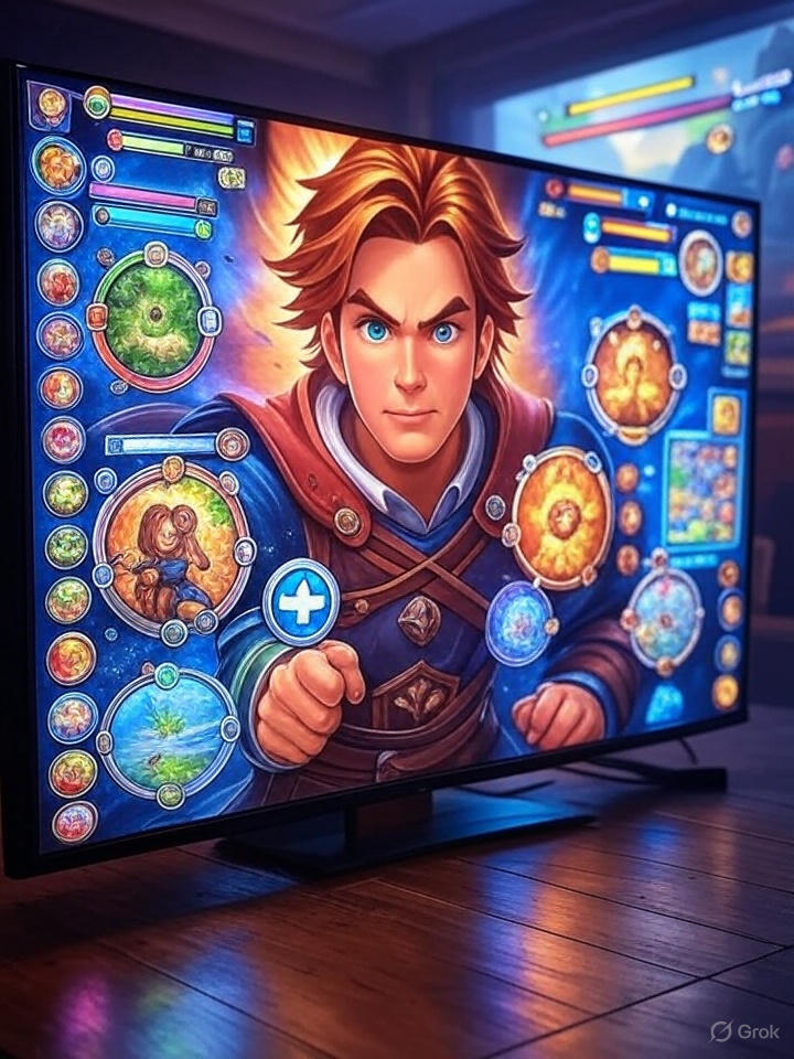 Игровой интерфейс с элементами UI и UX дизайна - Примеры игрового дизайна