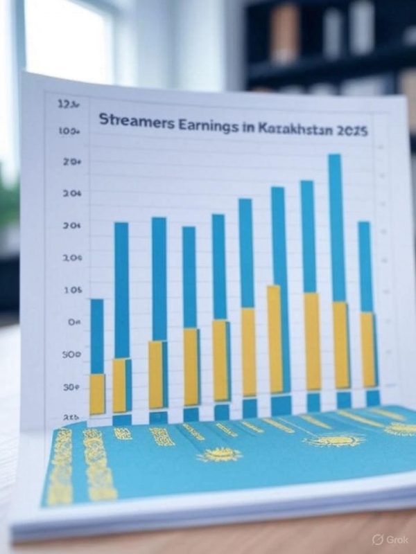 Статистика заработка стримеров в Казахстане 2025