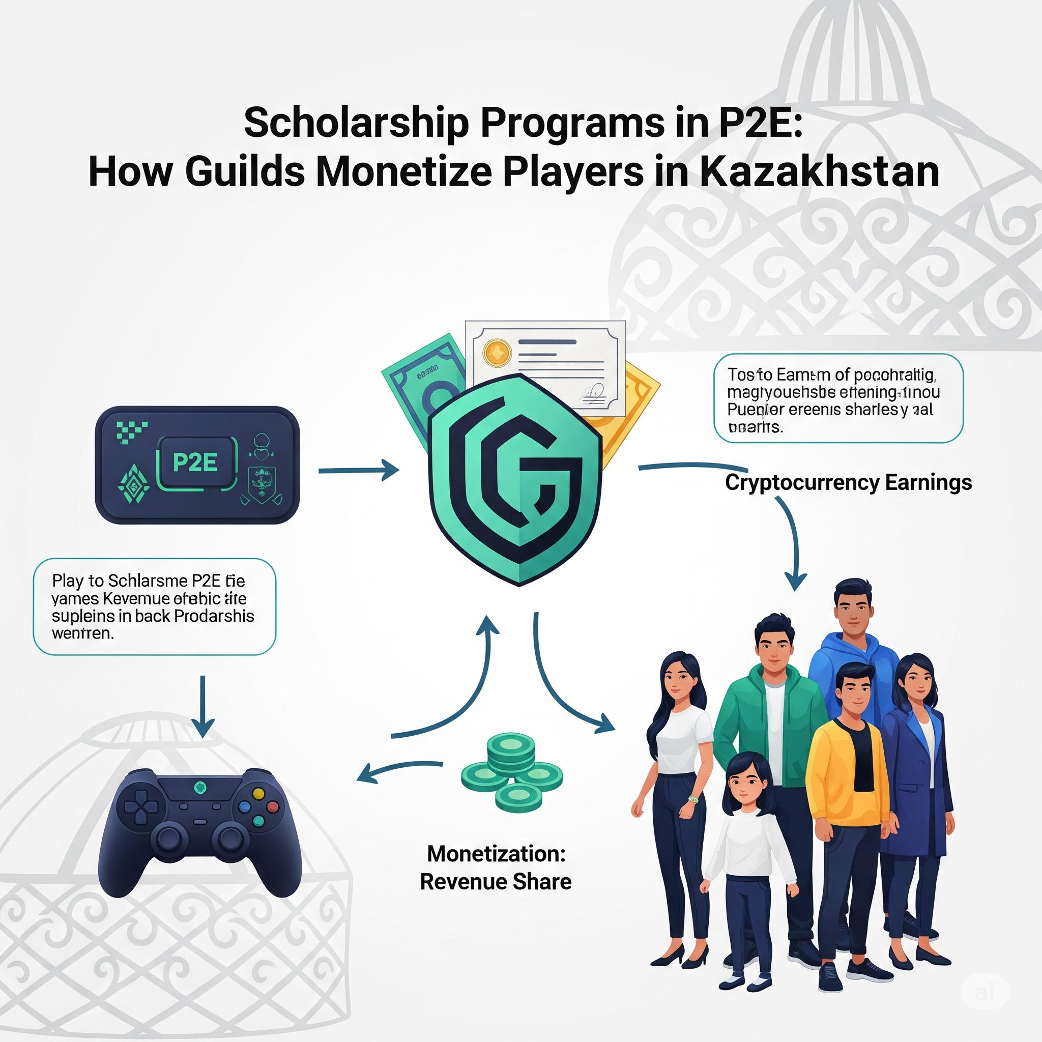 Scholarship программы в P2E: как гильдии монетизируют игроков в Казахстане Scholarship программы в P2E: как гильдии монетизируют игроков в Казахстане