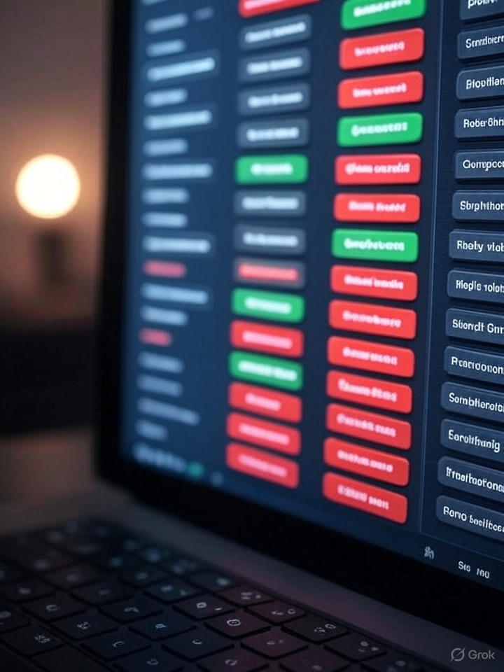 Интерфейс системы репутации игрока с различными показателями поведения