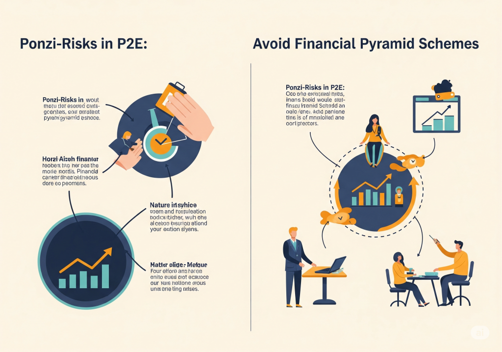 Ponzi-риски в P2E: как избежать схемы финансовой пирамиды в Казахстане.