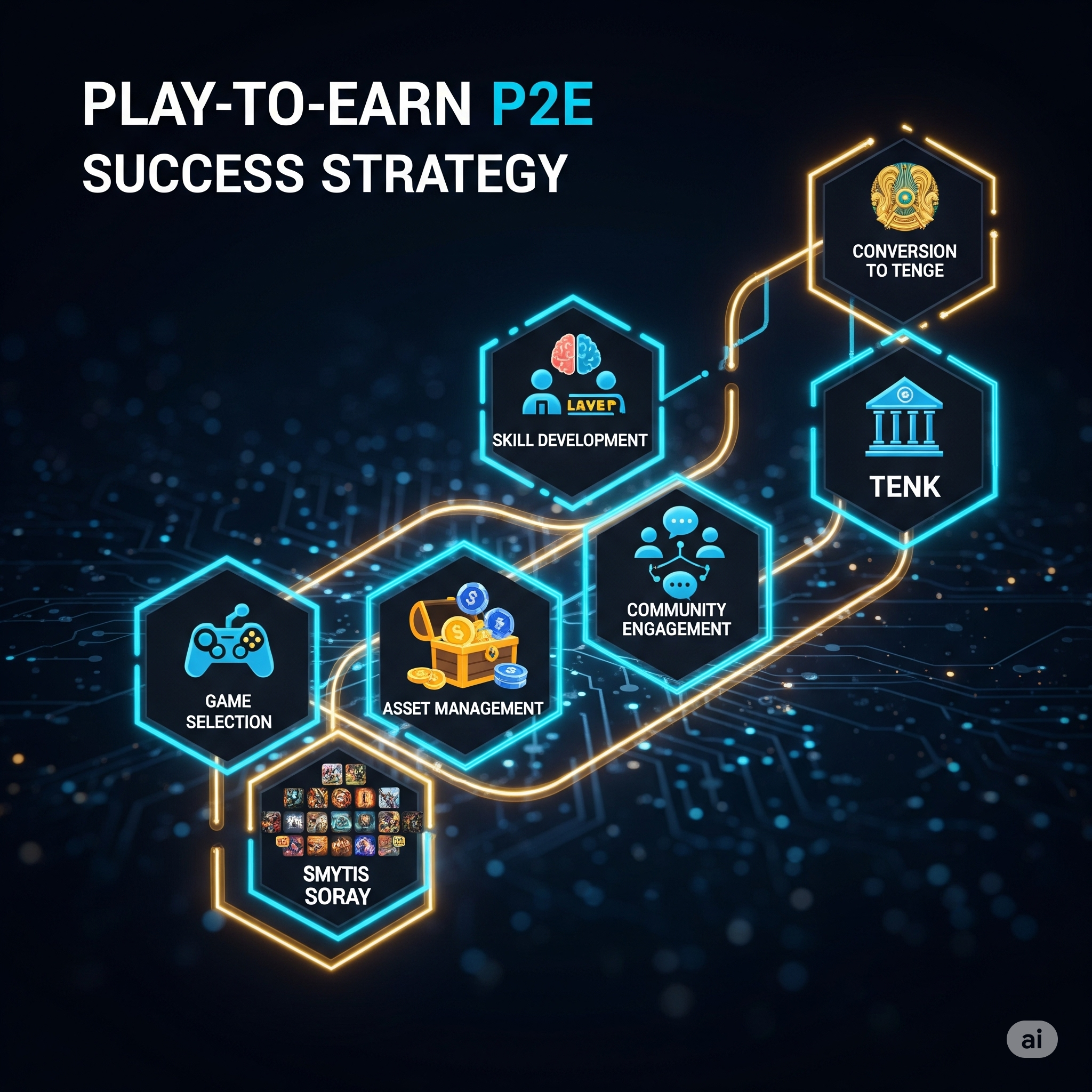P2E стратегия успеха Казахстан гайд