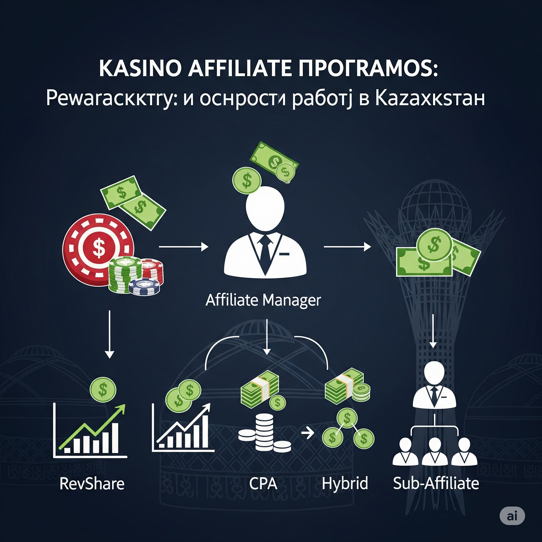 Партнерские программы казино: структура вознаграждений и особенности работы в Казахстане